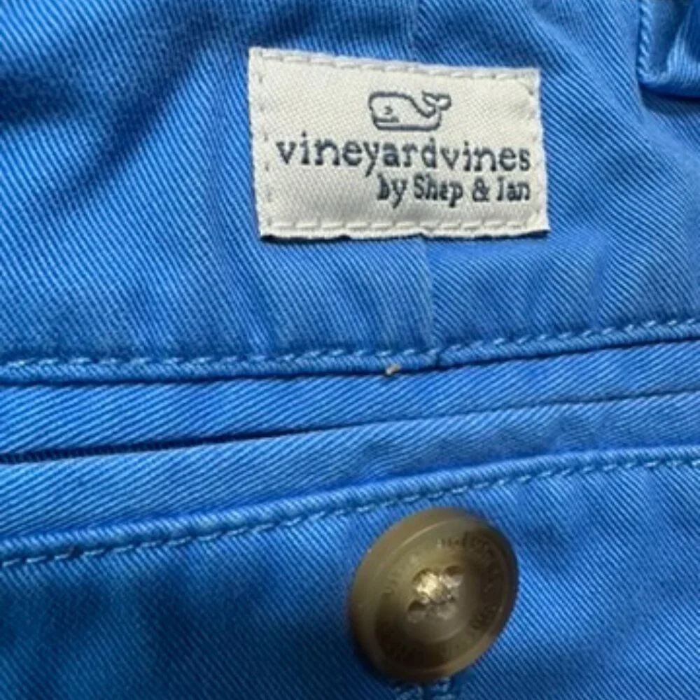 EUC Vineyard Vines Blue Chino Shorts with Surf Boards 2T - Picture 4 of 7